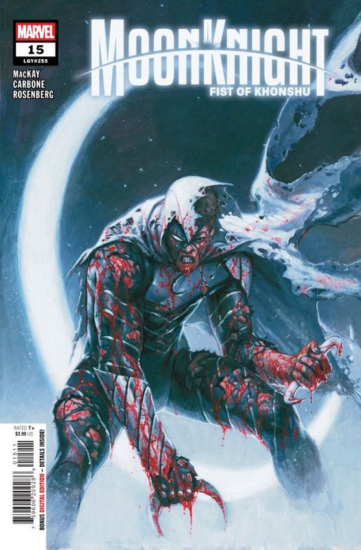 MOON KNIGHT FIST OF KHONSHU #15 CVR A DAVIDE PARATORE MARVEL COMICS (17th December 2025)