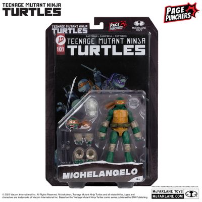 ***PRE ORDER*** McFarlane Toys Michelangelo (Teenage Mutant Ninja Turtles) with Comic (Page Punchers)