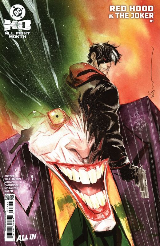 DC KO RED HOOD VS JOKER #1 OS CVR B DUSTIN NGUYEN CSV DC COMICS (24th December 2025)