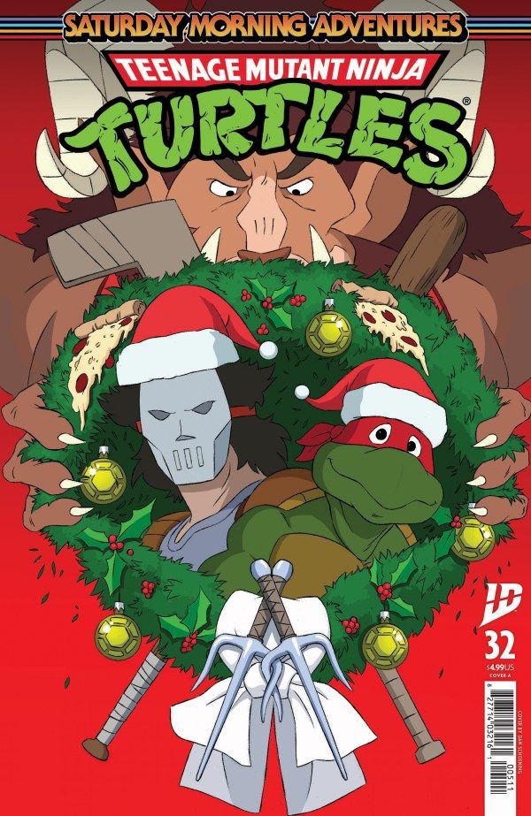 TMNT SATURDAY MORNING ADVENTURES #32 CVR A DAN SCHOENING IDW COMICS (24th December 2025)
