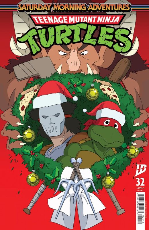TMNT SATURDAY MORNING ADVENTURES #32 CVR A DAN SCHOENING IDW COMICS (24th December 2025)
