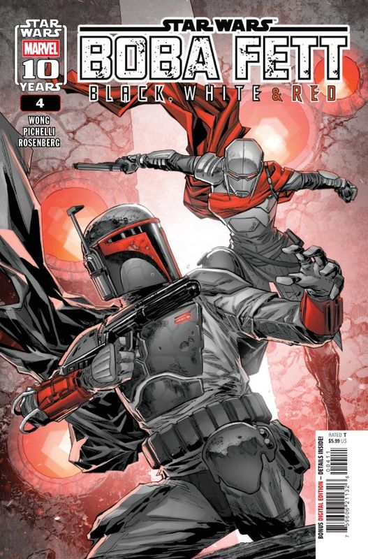STAR WARS BOBA FETT BLACK WHITE & RED #4 CVR A KEN LASHLEY MARVEL COMICS (31st December 2025)
