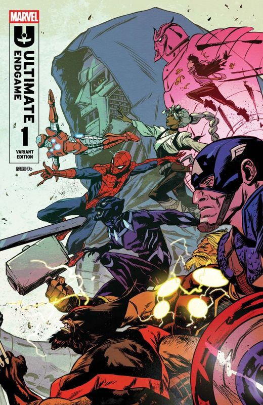 ULTIMATE ENDGAME #1 CVR E SANFORD GREENE WRAPAROUND VAR MARVEL COMICS (31st December 2025) ULTIMATE ENDGAME #1 CVR E SANFORD GREENE WRAPAROUND VAR MARVEL COMICS (31st December 2025)