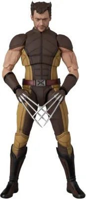 **PRE ORDER** Medicom MAFEX Deadpool & Wolverine MAFEX No.297 Wolverine (Brown Suit Version)