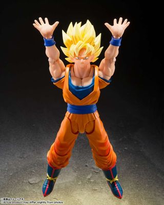 Bandai S.H Figuarts Dragon Ball Z Super Saiyan Son Goku Games Begin