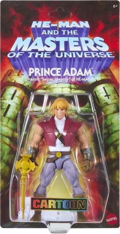 **PRE ORDER**Masters of the Universe Origins Prince Adam 200X (Cartoon Collection) Action Figure (VARIED EU/US CARD)