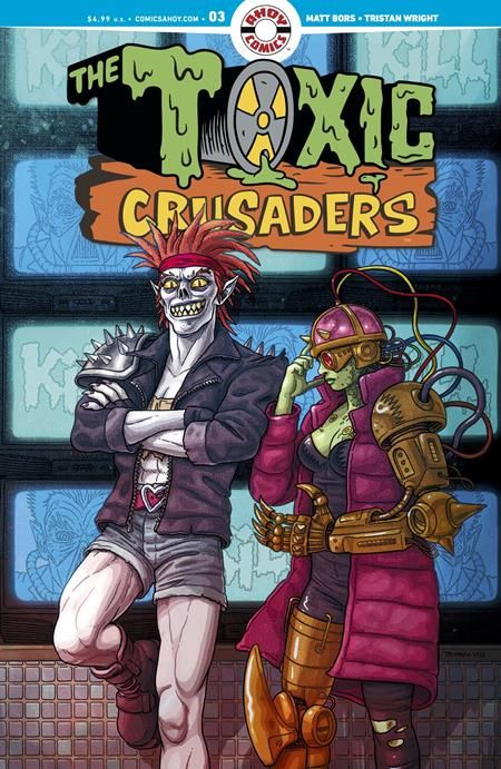 TOXIC CRUSADERS #3 (OF 5) CVR A TRISTAN WRIGHT AHOY COMICS (7th January 2026) TOXIC CRUSADERS #3 (OF 5) CVR A TRISTAN WRIGHT AHOY COMICS (7th January 2026)