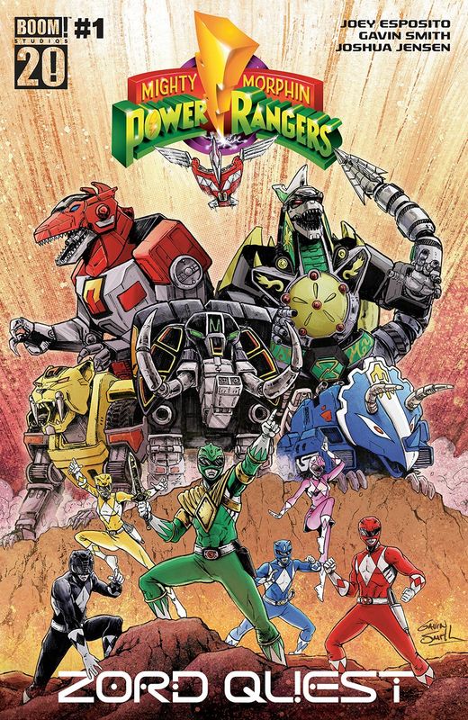 MMPR ZORD QUEST #1 CVR A GAVIN SMITH BOOM STUDIOS (7th January 2026)