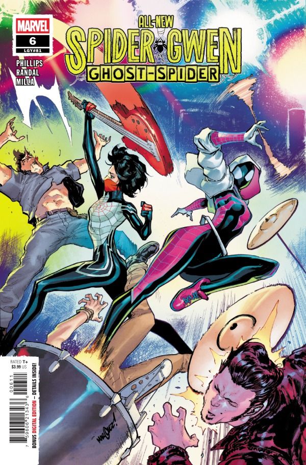 ALL-NEW SPIDER-GWEN THE GHOST-SPIDER #6 CVR A DAVID MARQUEZ MARVEL COMICS (7th January 2026)
