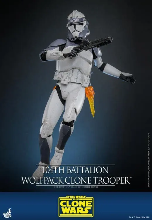 Hot Toys 1:6 104th Battalion Wolfpack Clone Trooper (THE CLONE WARS) (COLLECTOR EDITION)