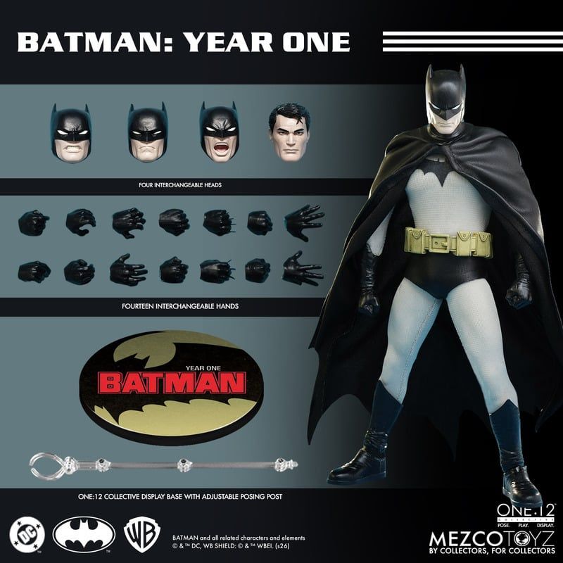 PRE ORDER** MEZCO ONE:12 COLLECTIVE DC BATMAN: YEAR ONE