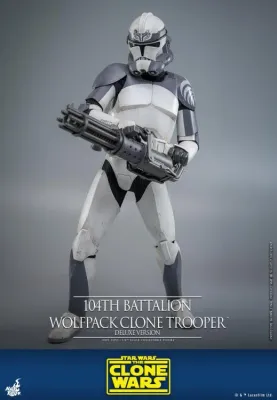 Hot Toys 1:6 104th Battalion Wolfpack Clone Trooper (THE CLONE WARS) (DELUXE EDITION)