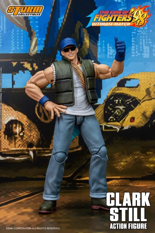 **PRE-ORDER** STORM COLLECTIBLES The King of Fighters '98 Ultimate Match Clark Still 1/12 Scale Figure **PRE-ORDER** STORM COLLECTIBLES The King of Fighters '98 Ultimate Match Clark Still 1/12 Scale Figure