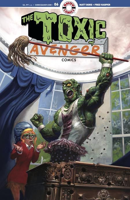 TOXIC AVENGER COMICS #6 CVR A FRED HARPER AHOY COMICS (14th January 2026)
