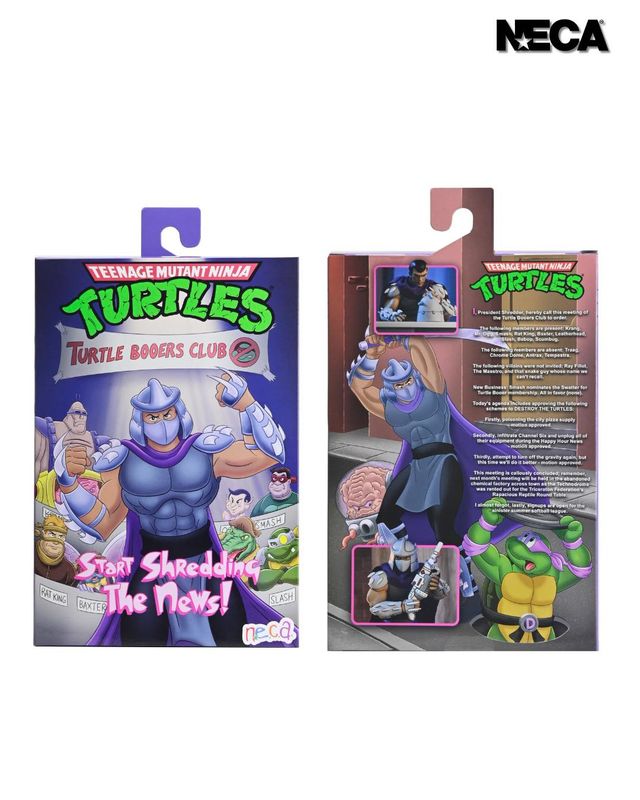 NECA Teenage Mutant Ninja Turtles Cartoon Series Shredder (Classic Colours) Action Figure NECA Teenage Mutant Ninja Turtles Cartoon Series Shredder (Classic Colours) Action Figure