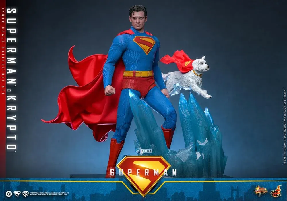 Hot Toys  Superman & Krypto(Superman) 1/6 Scale Figure