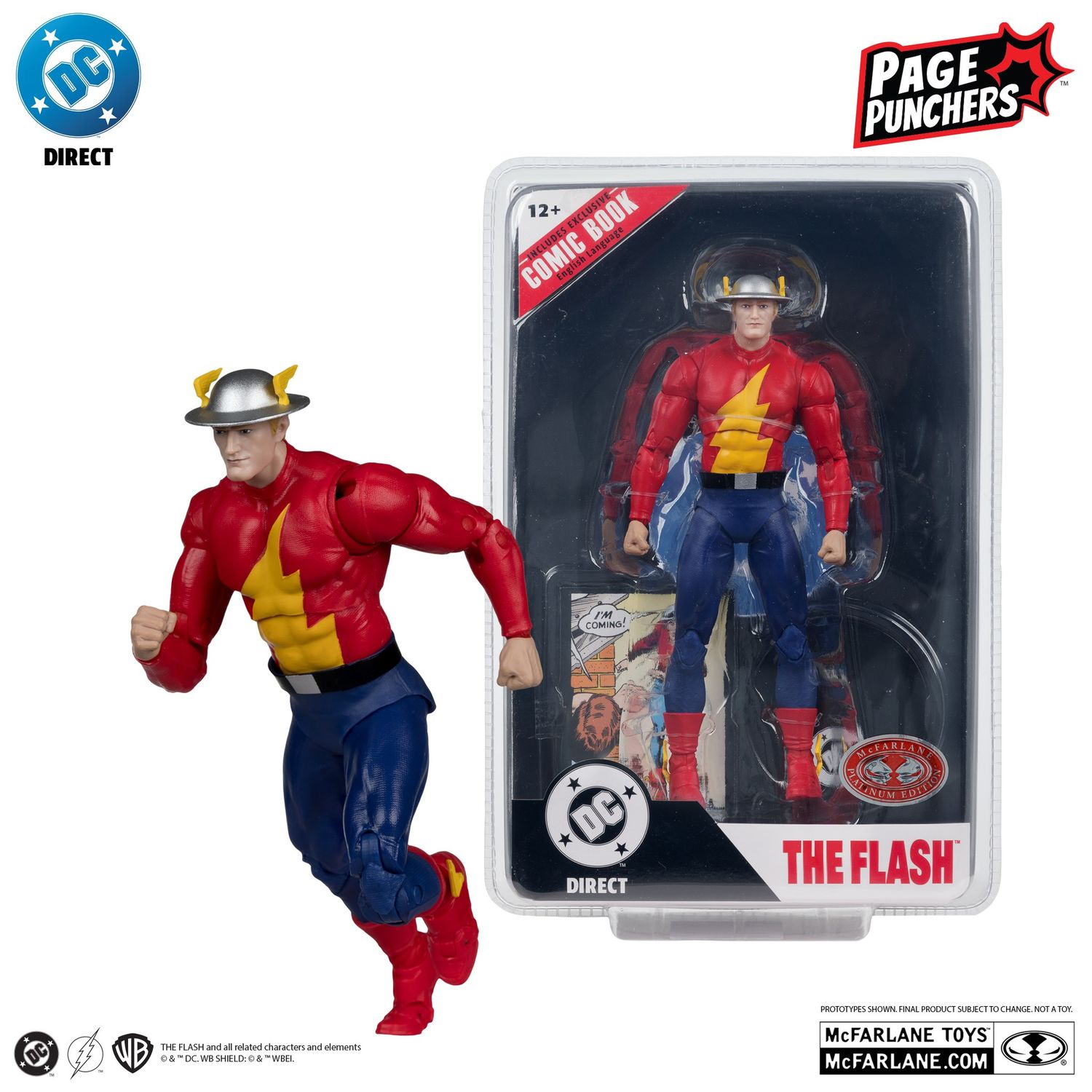 ***PRE ORDER*** The Flash Jay Garrick (DC Page Punchers: The Flash #123) 7" Figure w/Comic