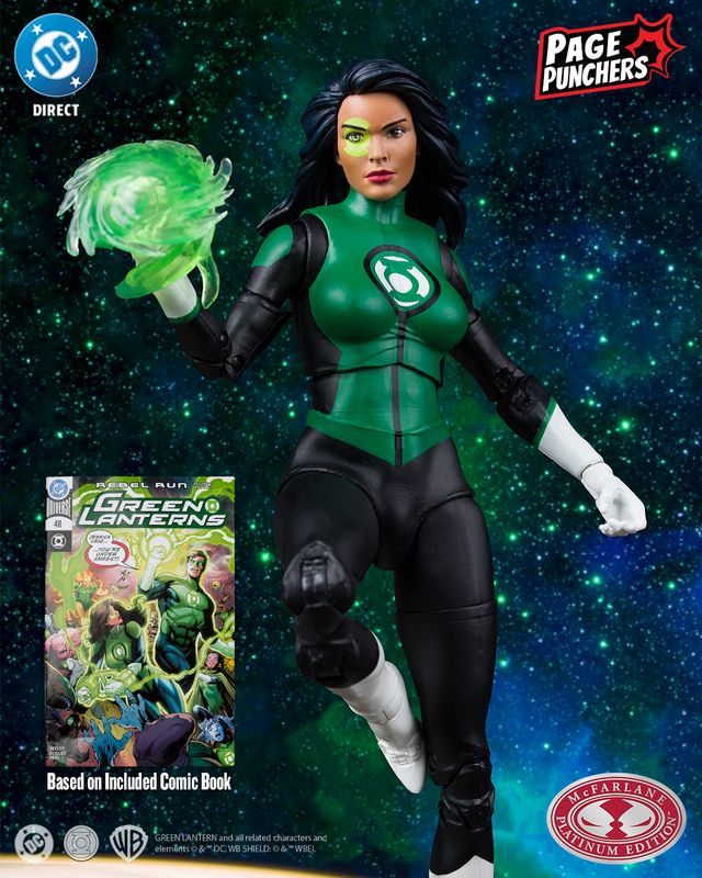 ***PRE ORDER*** Green Lantern Jessica Cruz (DC Page Punchers: Green Lanterns #48) 7" Figure w/Comic