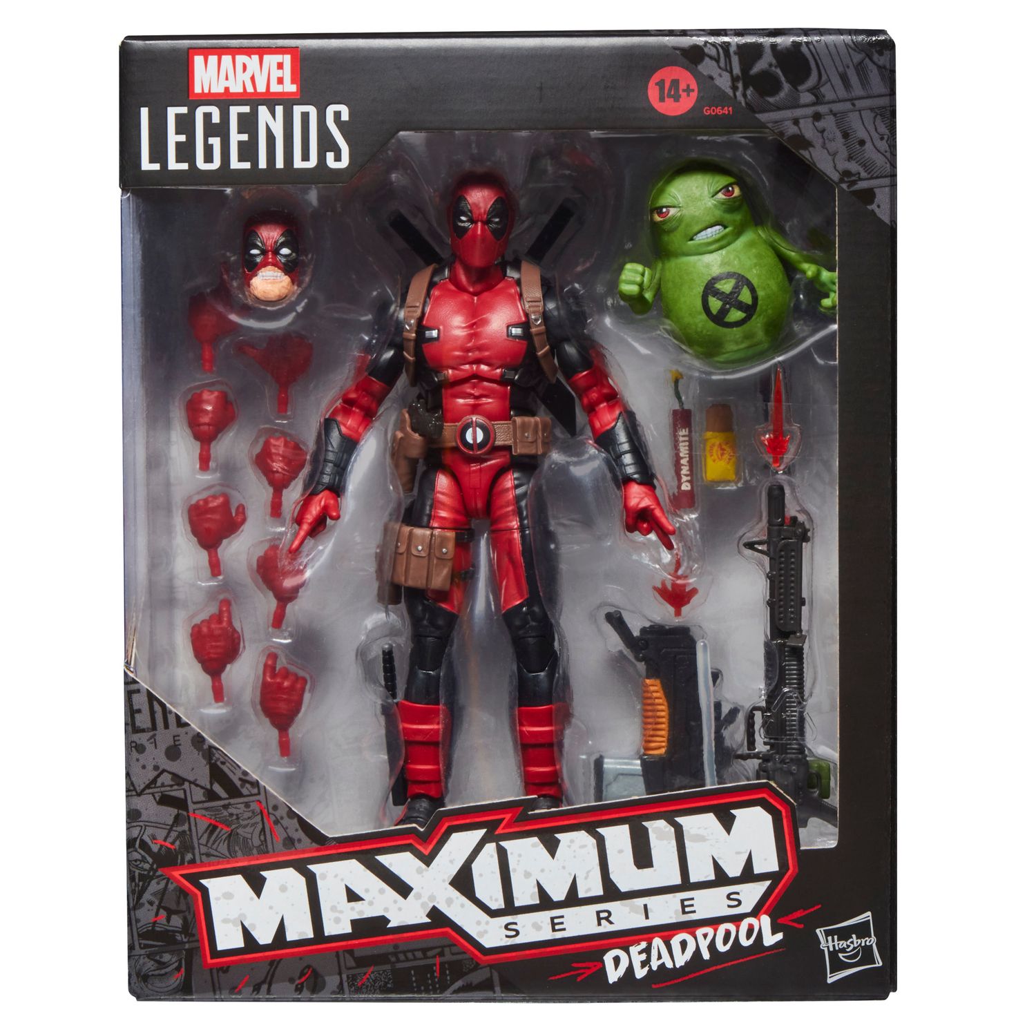 ***BROKEN ARM X2 MISSING PIECES *** Marvel Legends Maximum Series Deadpool Action Figure with Doop
