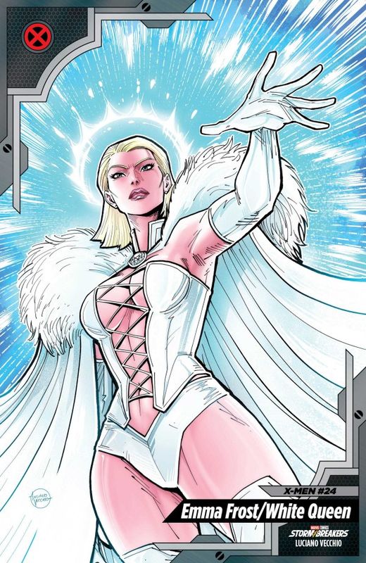 X-MEN #24 CVR E LUCIANO VECCHIO X-MEN TRADING CARD VAR MARVEL COMICS (21st January 2026)