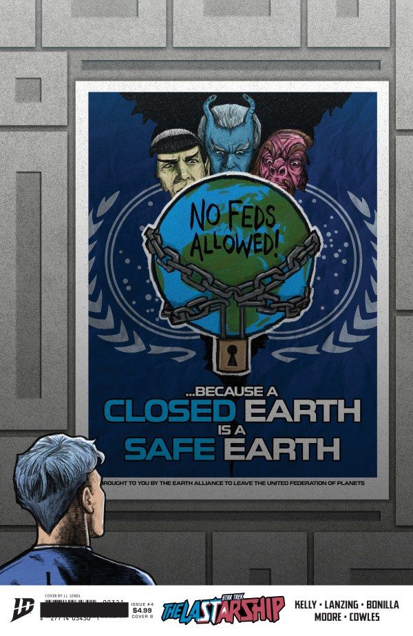 STAR TREK THE LAST STARSHIP #4 CVR B JJ LENDL VAR IDW COMICS (21st January 2026)