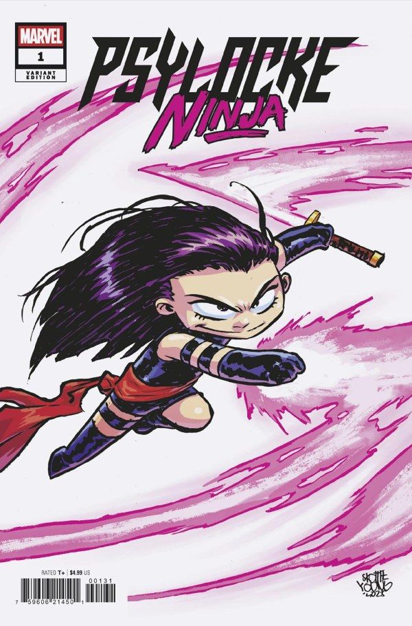 PSYLOCKE NINJA #1 CVR C SKOTTIE YOUNG VAR MARVEL COMICS (21st January 2026)