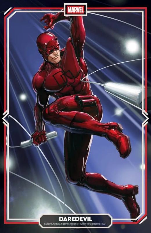 DAREDEVIL PUNISHER THE DEVILS TRIGGER #3 CVR B CRAIN VAR MARVEL COMICS (21st January 2026)