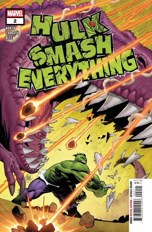 HULK SMASH EVERYTHING #2 CVR A ADAM KUBERT MARVEL COMICS (21st January 2026) HULK SMASH EVERYTHING #2 CVR A ADAM KUBERT MARVEL COMICS (21st January 2026)