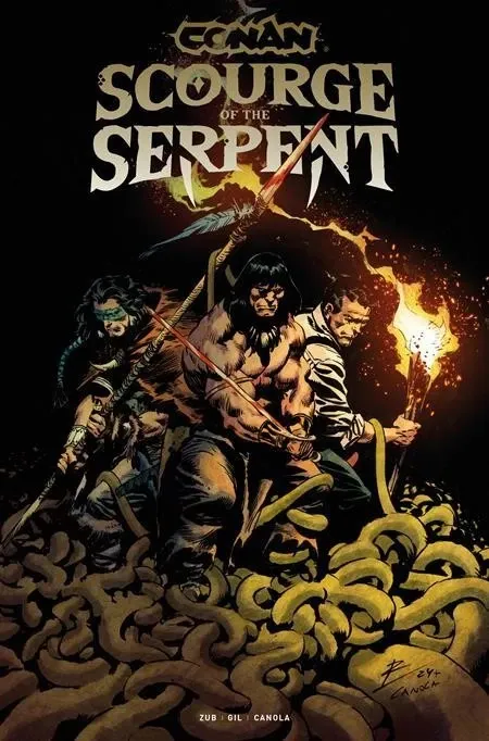CONAN BARBARIAN SCOURGE SERPENT #4 (OF 4) CVR A DE LA TORRE TITAN COMICS (21st January 2026) CONAN BARBARIAN SCOURGE SERPENT #4 (OF 4) CVR A DE LA TORRE TITAN COMICS (21st January 2026)