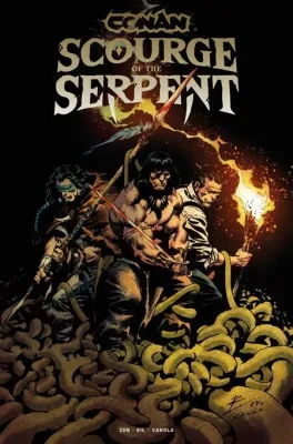 CONAN BARBARIAN SCOURGE SERPENT #4 (OF 4) CVR A DE LA TORRE TITAN COMICS (21st January 2026)