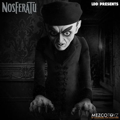 MEZCO RETURN OF THE LIVING DEAD DOLLS Presents: Nosferatu (1922) Black and White
