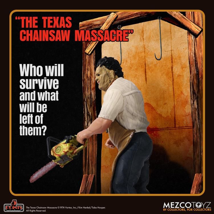 MEZCO 5 POINTS: The Texas Chainsaw Massacre Leatherface Action Figure MEZCO 5 POINTS: The Texas Chainsaw Massacre Leatherface Action Figure