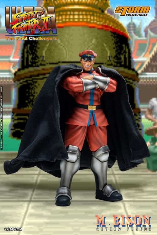 STORM COLLECTIBLES Ultra Street Fighter II: The Final Challengers M. Bison 1/12 Scale Action Figure