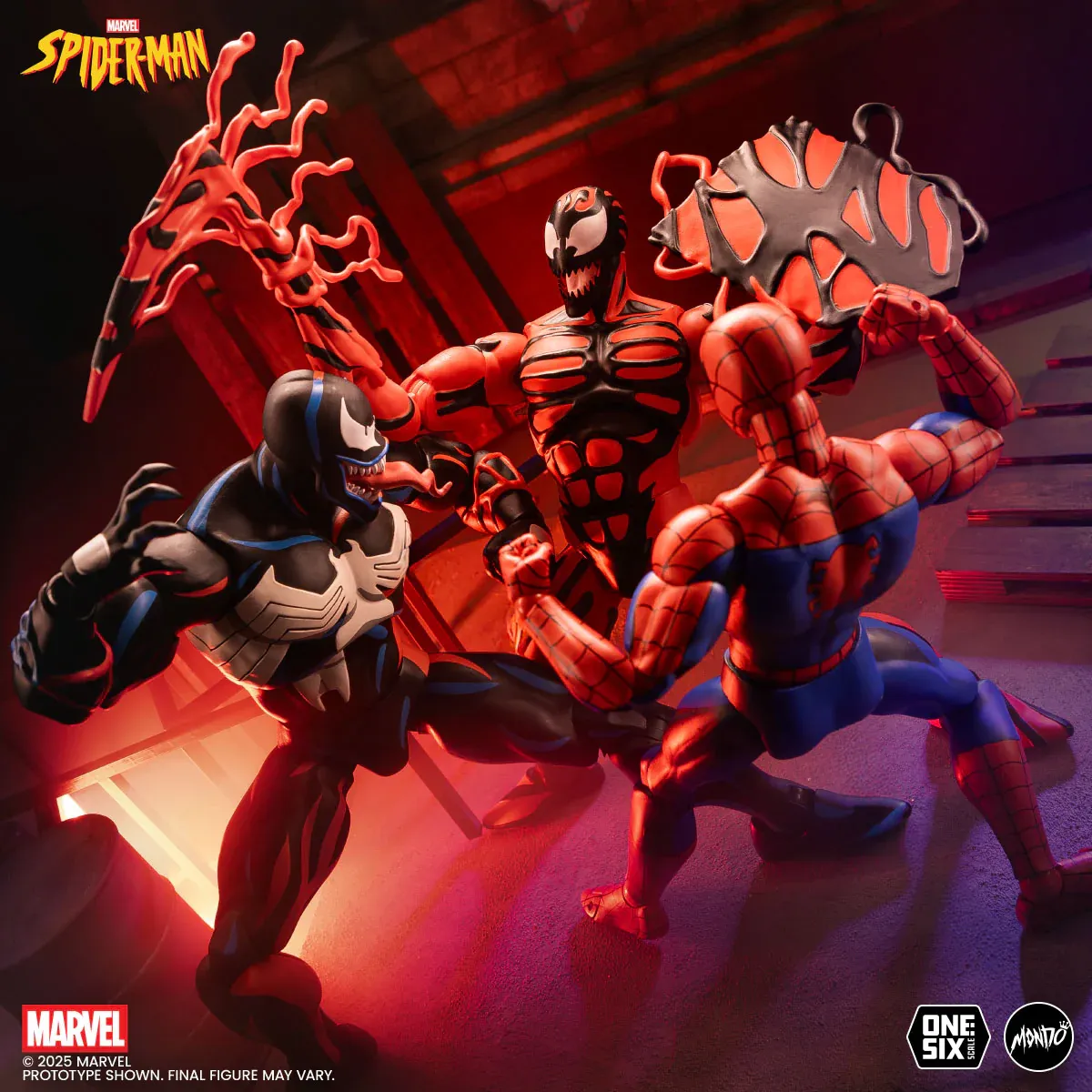 Mondo Spider Man: The Animated Series Carnage 1/6 Scale Figure