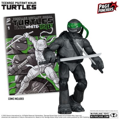 ***PRE ORDER*** McFarlane Toys Leonardo (Black, White & Green) Red Platinum Edition Teenage Mutant Ninja Turtles (Page Punchers) ***PRE ORDER*** McFarlane Toys Leonardo (Black, White & Green) Red Platinum Edition Teenage Mutant Ninja Turtles (Page Punchers)