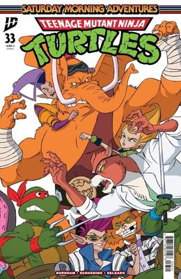 TMNT SATURDAY MORNING ADVENTURES #33 CVR A SCHOENING IDW COMICS (28th January 2026)