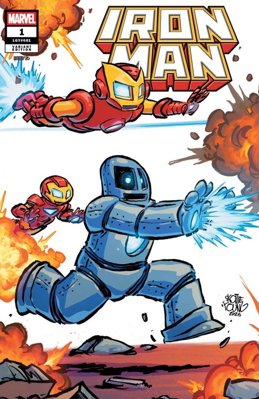 IRON MAN #1 CVR C SKOTTIE YOUNG 4-PART CONNECTING VAR MARVEL COMICS (28th January 2026)