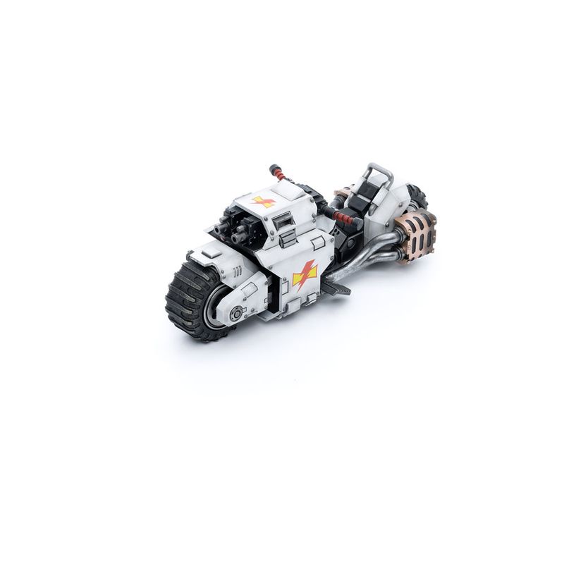 ** PRE-ORDER** Joy Toy Warhammer 40k Vehicle 1/18 White Scars Raider-pattern Combat Bike 22 cm