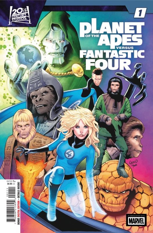 PLANET OT APES FANTASTIC FOUR #1 CVR A CORY SMITH MARVEL COMICS (4th February 2026)