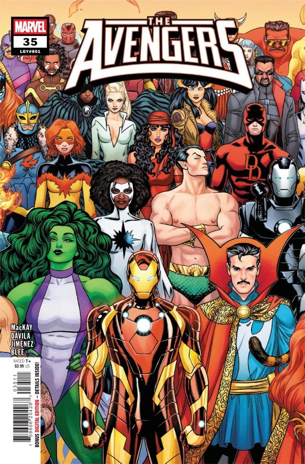 AVENGERS #35 CVR A RUSSELL DAUTERMAN MARVEL COMICS (4th February 2026)
