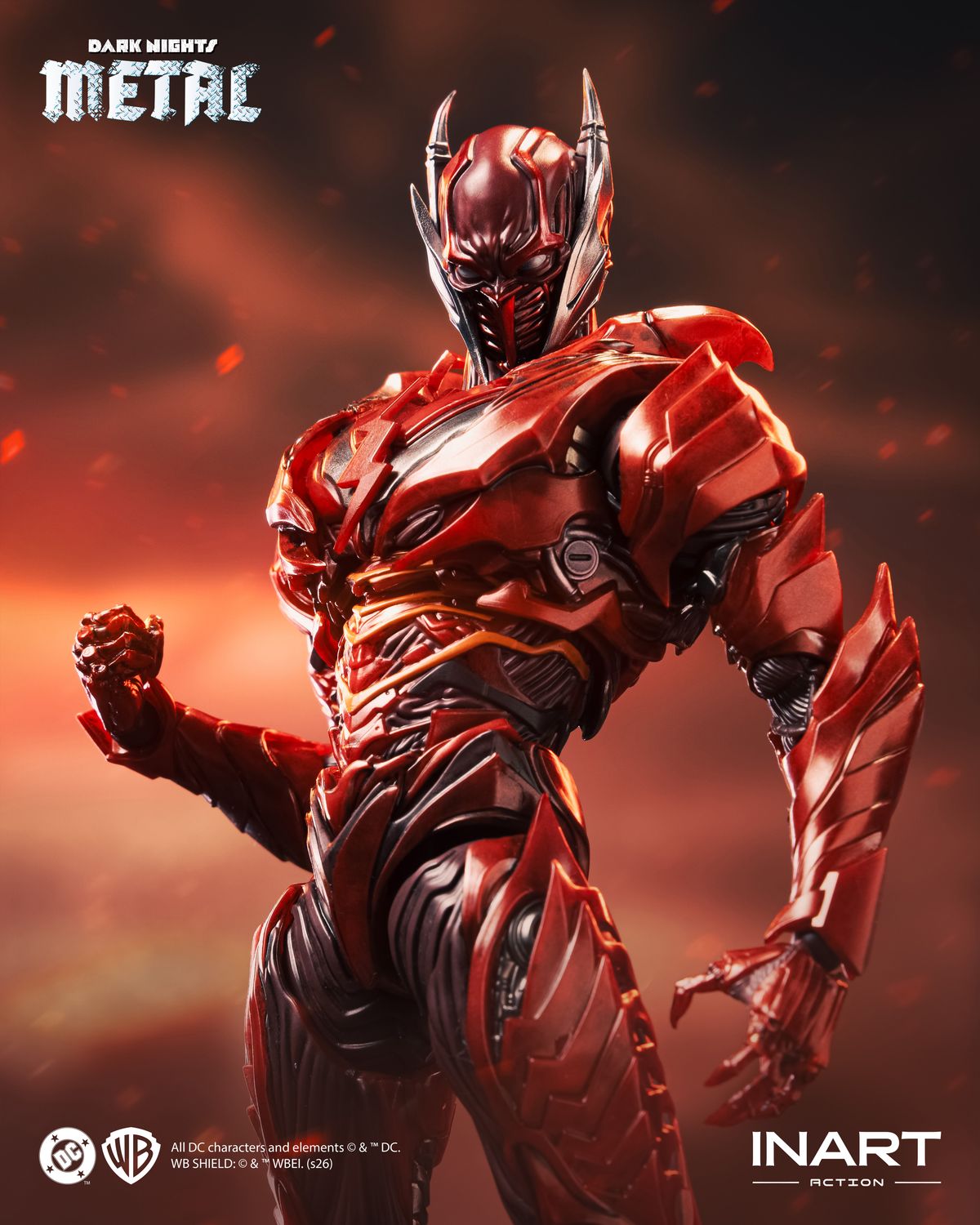 ***PRE-ORDER*** QUEEN STUDIOS INART Action - Dark Nights: Metal - Batman: The Red Death Action Figure