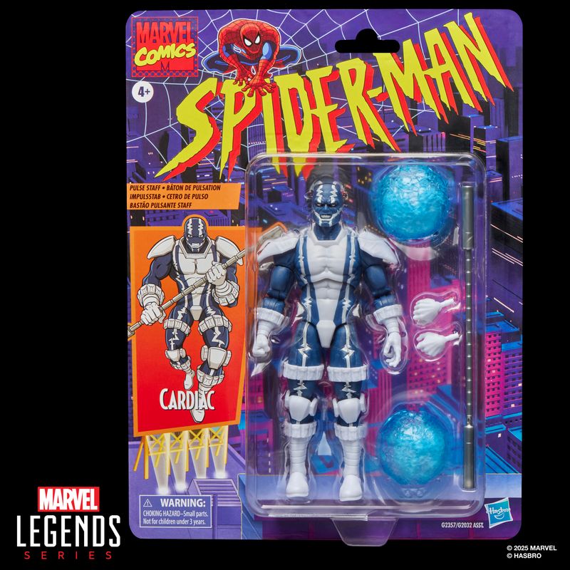 Marvel Legends Series Spider Man Retro Wave 6 Cardiac Marvel Legends Series Spider Man Retro Wave 6 Cardiac
