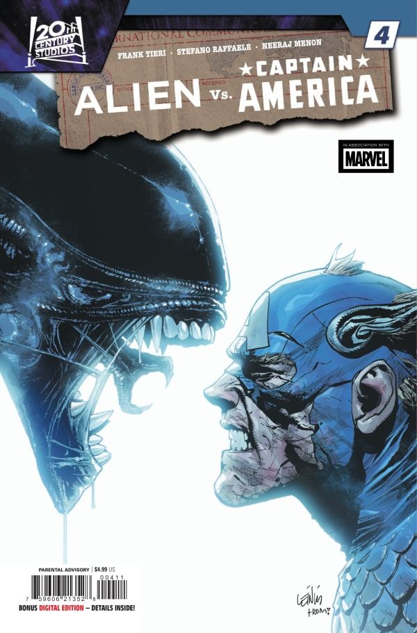 ALIEN VS CAPTAIN AMERICA #4 CVR B MATEUS MANHANINI VAR MARVEL COMICS (11th February 2026)