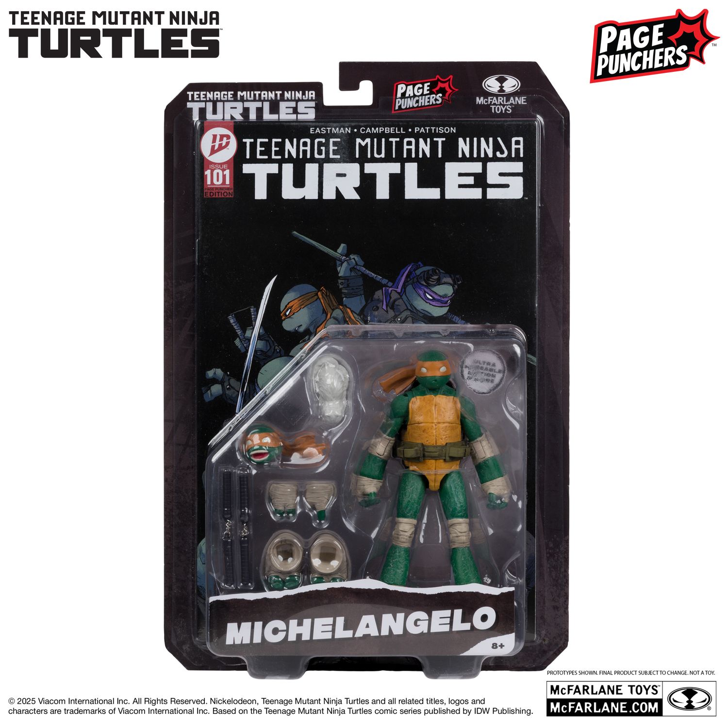 McFarlane Toys Michelangelo (Teenage Mutant Ninja Turtles) with Comic (Page Punchers) McFarlane Toys Michelangelo (Teenage Mutant Ninja Turtles) with Comic (Page Punchers)
