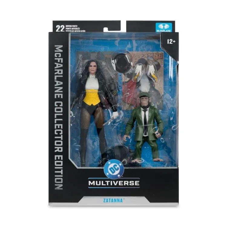 MCFARLANE TOYS DC MULTIVERSE Zatanna with Detective Chimp (DC Classics) McFarlane Collector Edition #53
