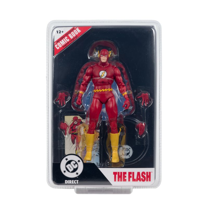 The Flash Barry Allen (DC Page Punchers: The Flash #123) 7" Figure w/Comic