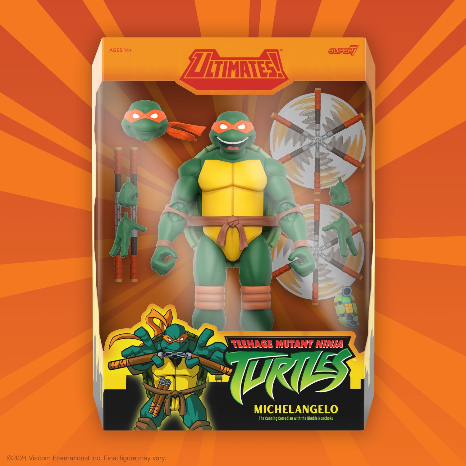 ***PRE-ORDER*** Super7 TMNT Wave 12 Ultimates Michelangelo (Teenage Mutant Ninja Turtles) ***PRE-ORDER*** Super7 TMNT Wave 12 Ultimates Michelangelo (Teenage Mutant Ninja Turtles)