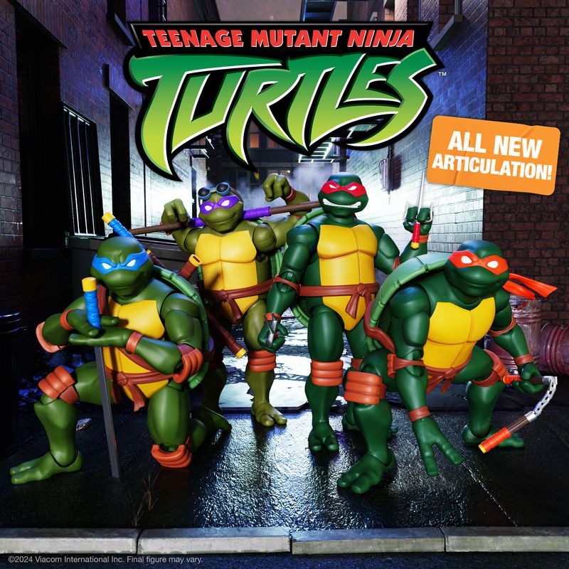 ***PRE-ORDER*** Super7 TMNT Wave 12 Ultimates SET OF 4 Action Figures (Teenage Mutant Ninja Turtles)