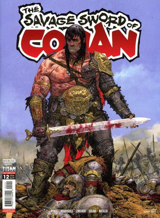 SAVAGE SWORD OF CONAN #12 CVR A ADRIAN SMITH TITAN COMICS (18th February 2026)