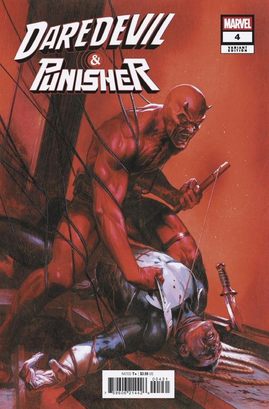 DAREDEVIL PUNISHER THE DEVILS TRIGGER #4 CVR C DELLOTTO VAR MARVEL COMICS (18th February 2026)